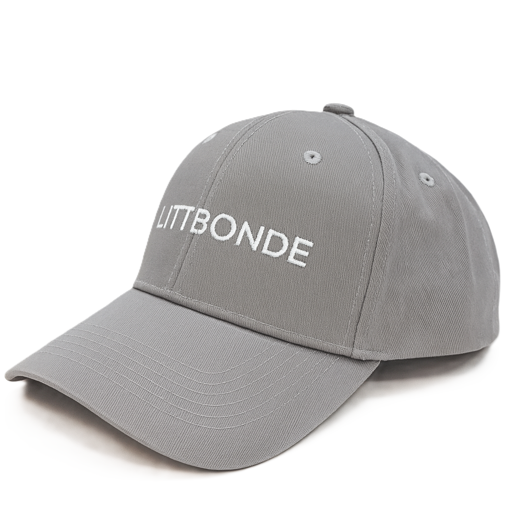 LITTBONDE® – Caps, lysegrå