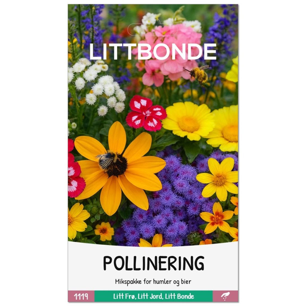 LITTBONDE® POLLINERING- Mikspakke for humler og bier