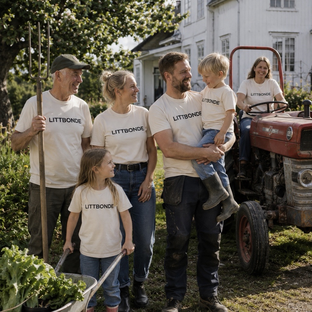 LITTBONDE® T-skjorte Barn – Beige - Bilde 4
