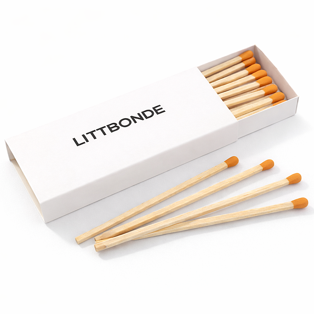 LITTBONDE® – Fyrstikker, oransje