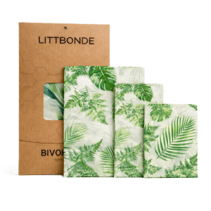 LITTBONDE® - Bivoksark 3pk - Green plants