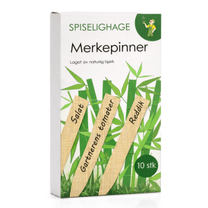 MERKEPINNE, BJØRK - 10 STK