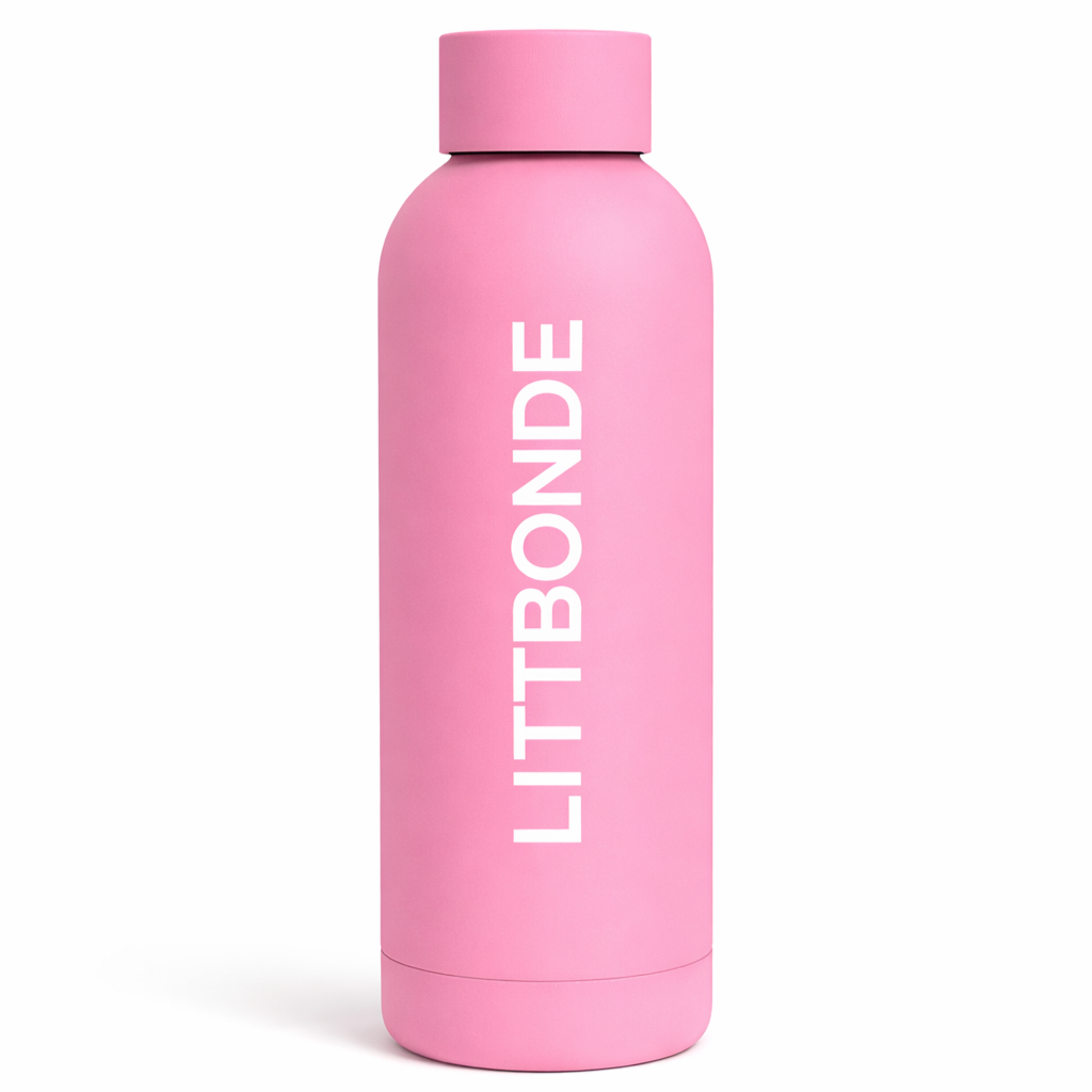 LITTBONDE® Drikkeflaske | Rosa (500ml)