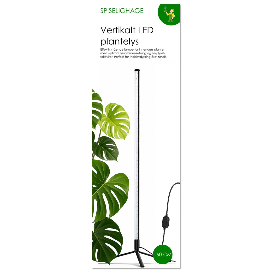 LED VERTIKALT PLANTELYS, 160 CM - Bilde 2