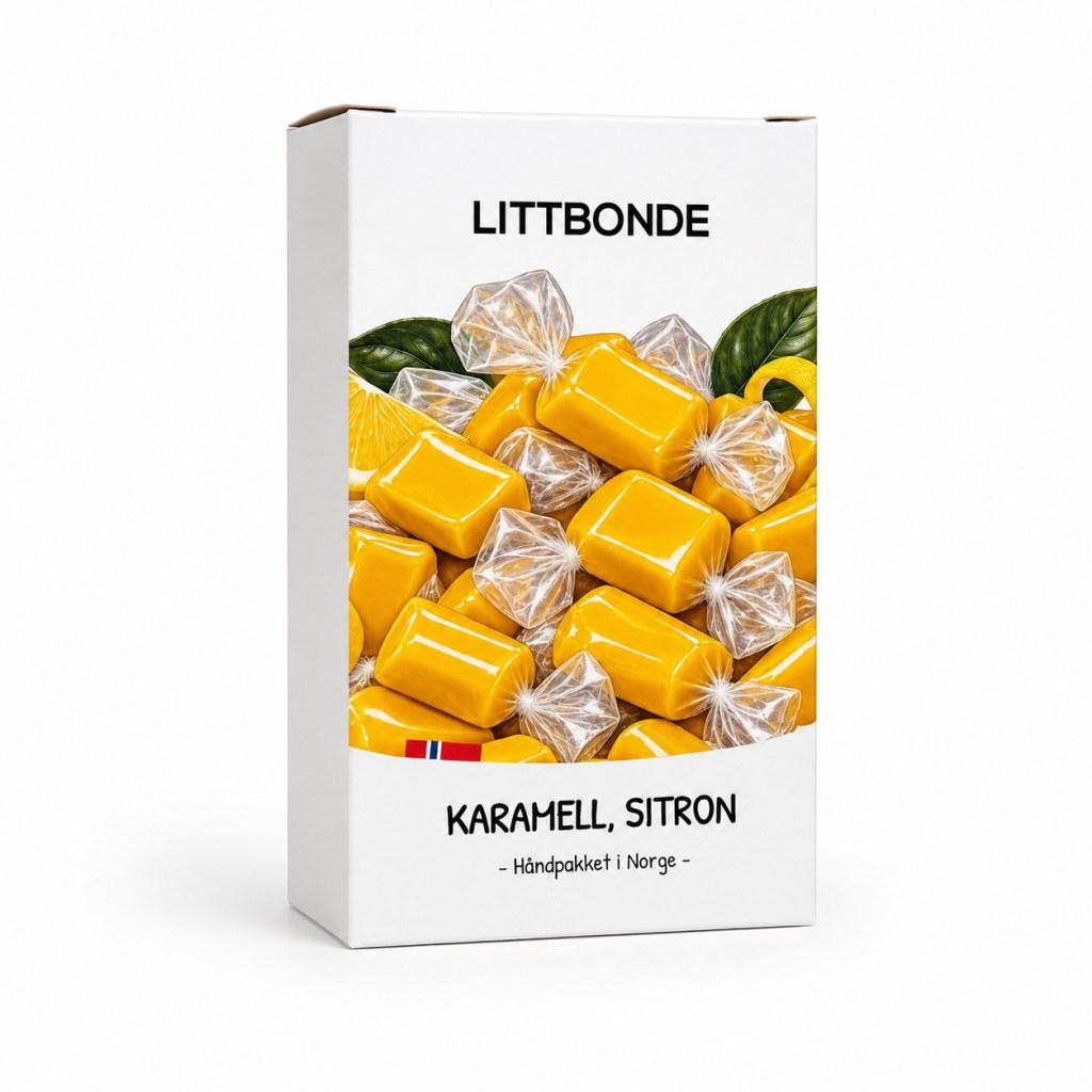 LITTBONDE® KARAMELL, SITRON