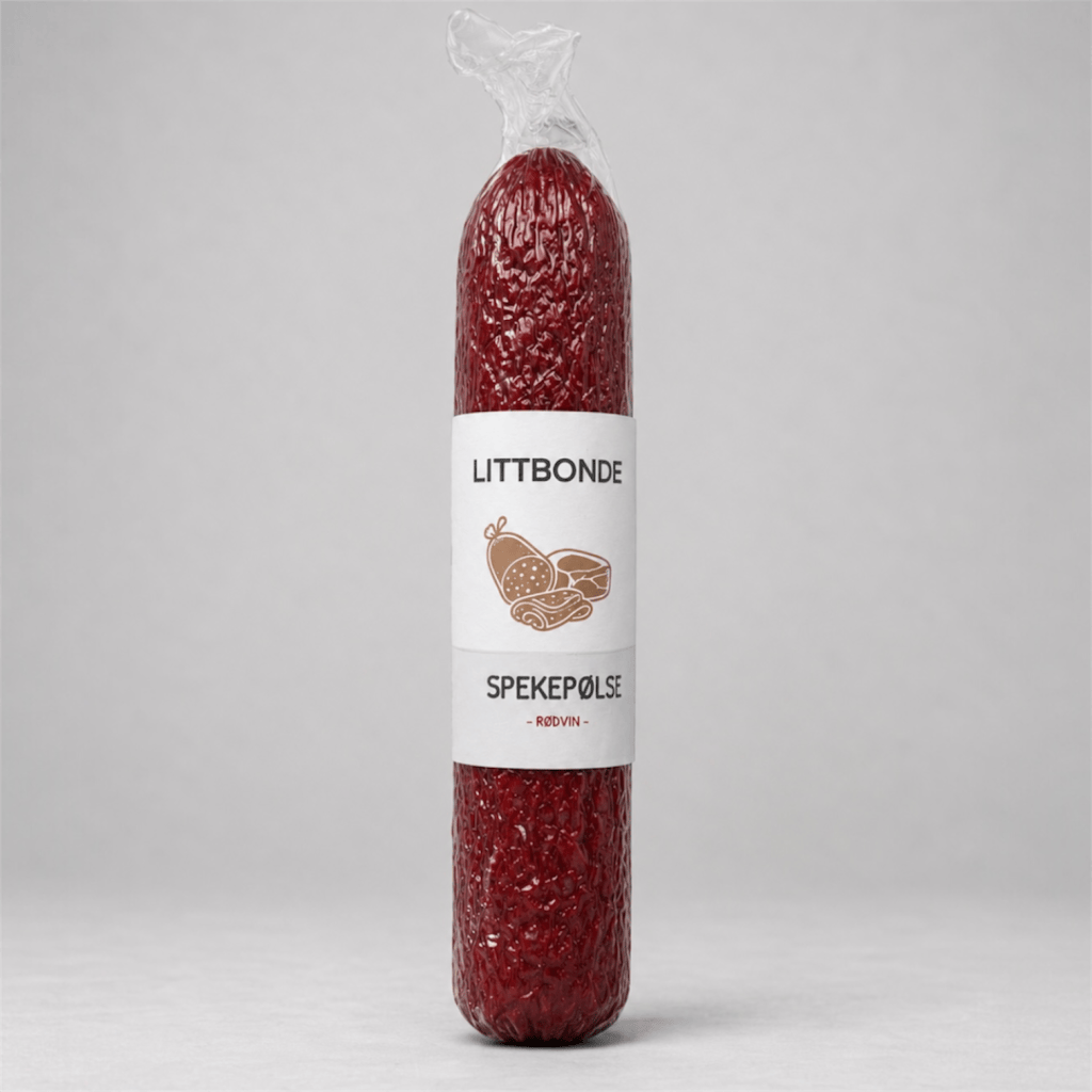 LITTBONDE® SPEKEPØLSE, RØDVIN