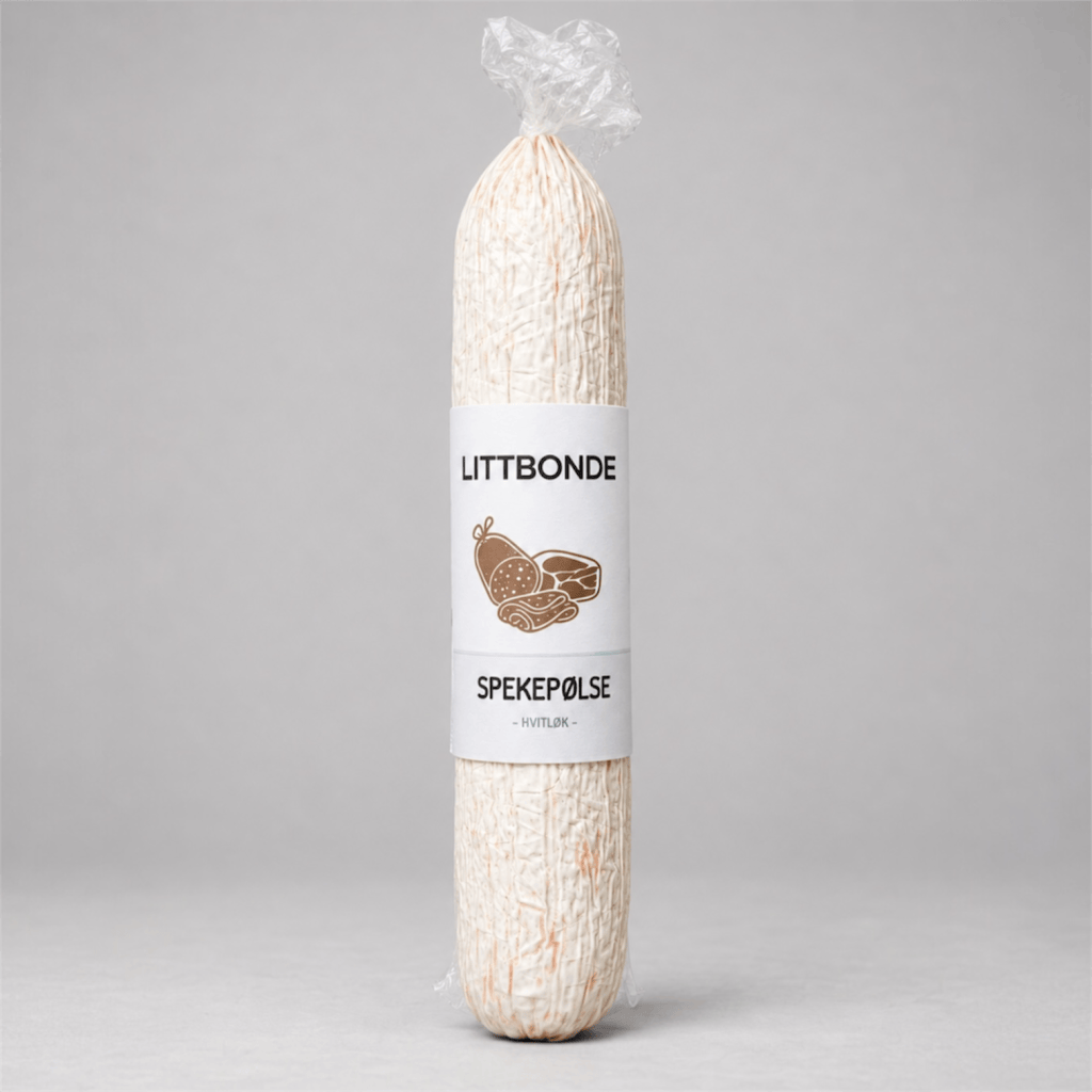 LITTBONDE® SPEKEPØLSE, HVITLØK