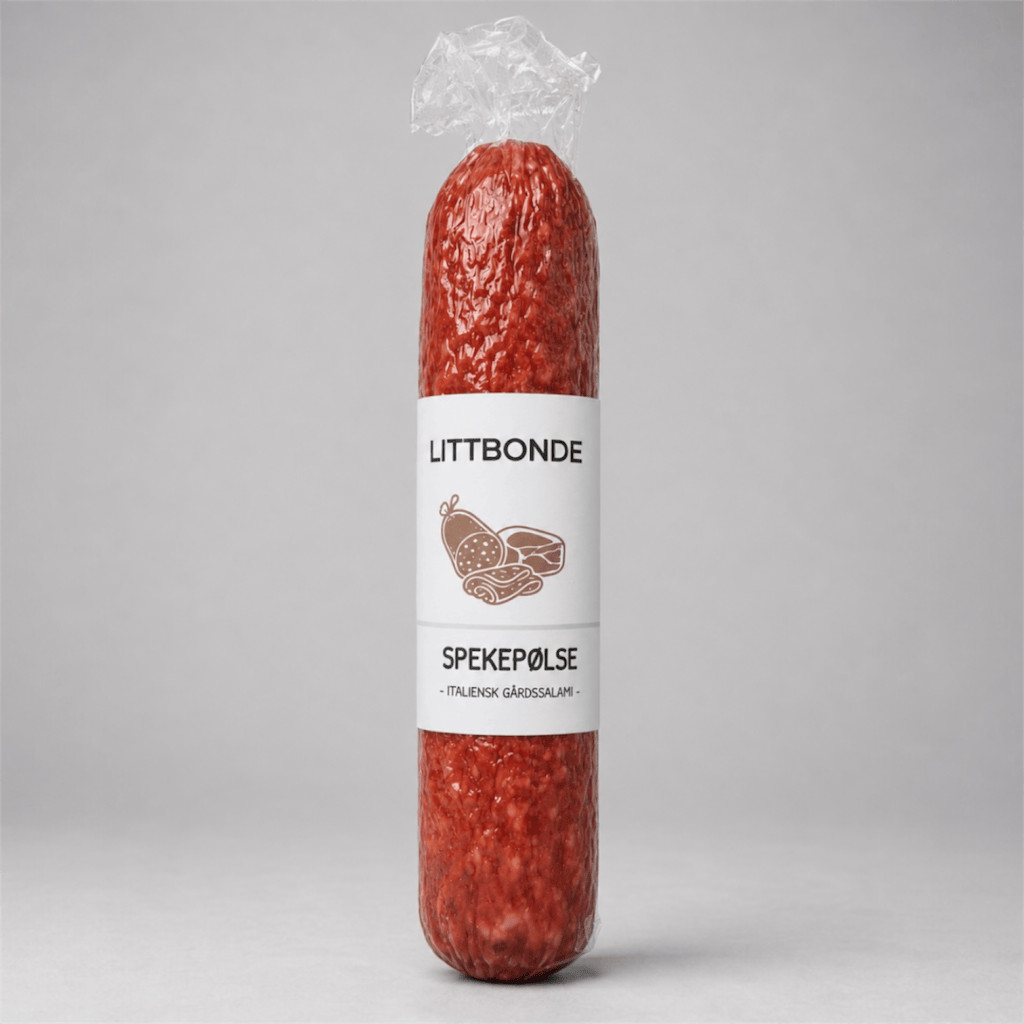 LITTBONDE® SPEKEPØLSE, ITALIENSK GÅRDSSALAMI