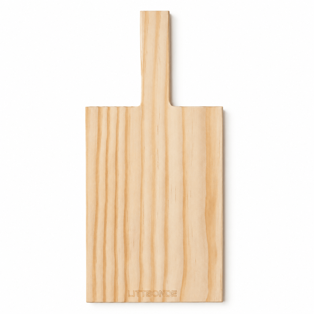 LITTBONDE® - Accoya skjærefjøl, med håndtak 31x14x1 cm
