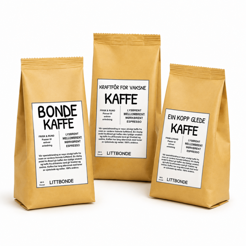 LITTBONDE® - Filterkaffe (ulike motiv)
