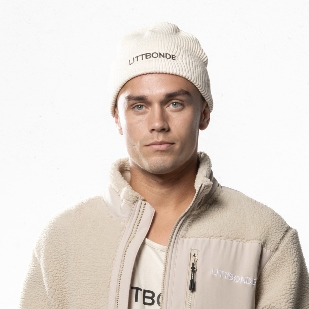 LITTBONDE® – Beanie Lue – hvit - Bilde 5