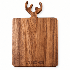 LITTBONDE® Akasiefjøl med gevir - 30 x 20 x 1,5 CM