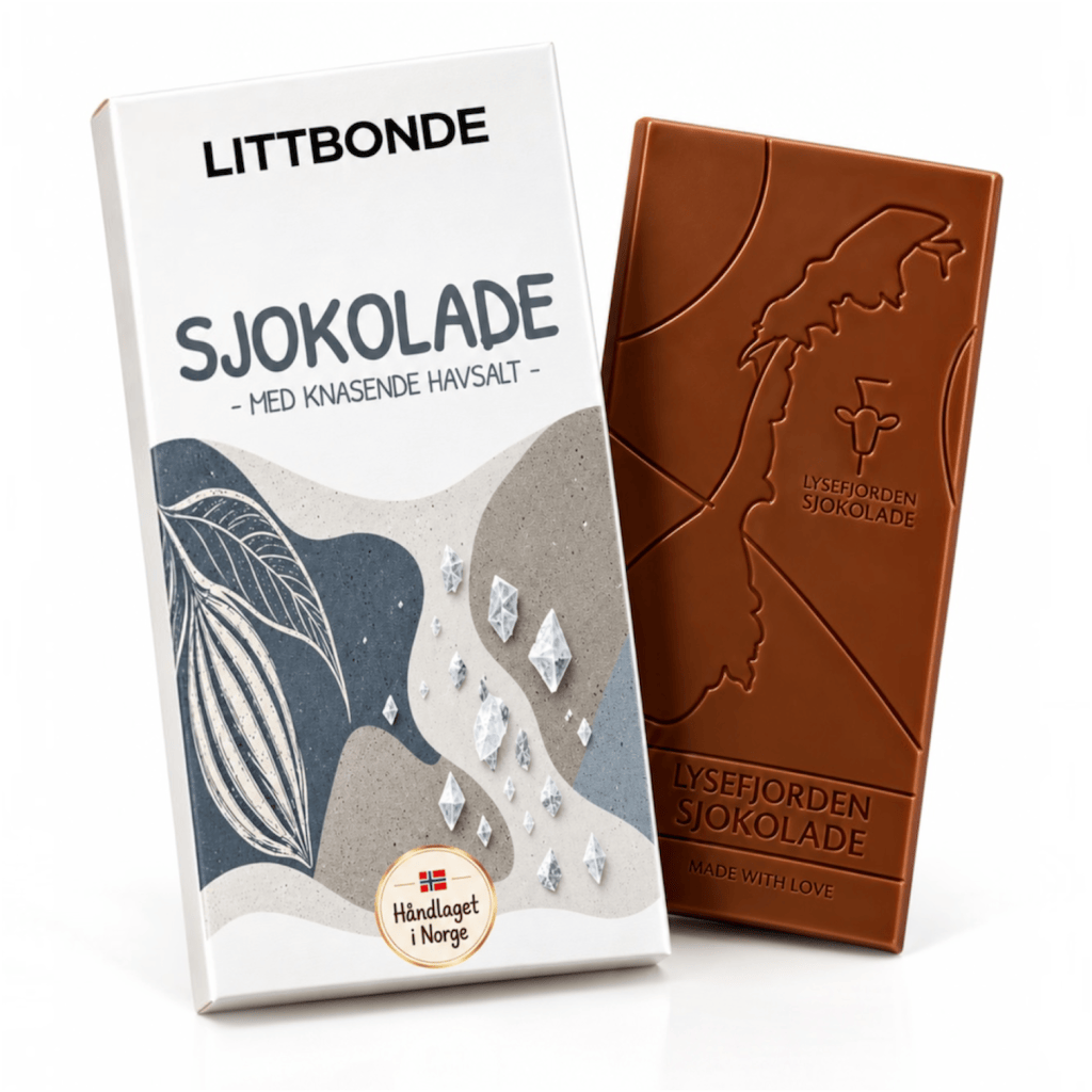 LITTBONDE® SJOKOLADE | Med havsalt