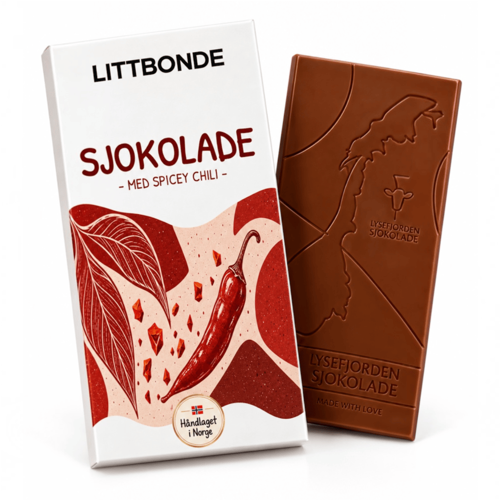 LITTBONDE® SJOKOLADE | Med chili